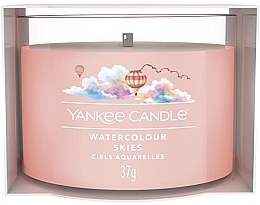 Ароматическая свеча в стакане мини - Yankee Candle Watercolour Skies Mini — фото N1