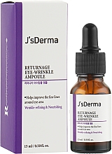 Сироватка для повік - J'sDerma Returnage Eye Wrinkle Ampoule — фото N2
