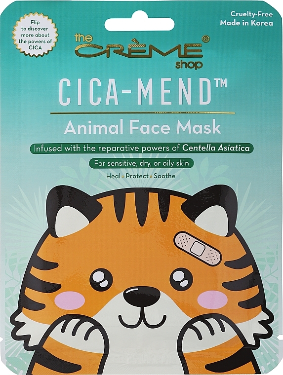 Маска для обличчя - The Creme Shop Face Mask Cica-Mend Tiger — фото N1