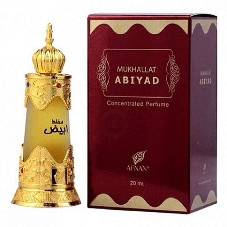 Afnan Perfumes Mukhallat Abiyad - Олійні парфуми — фото N1
