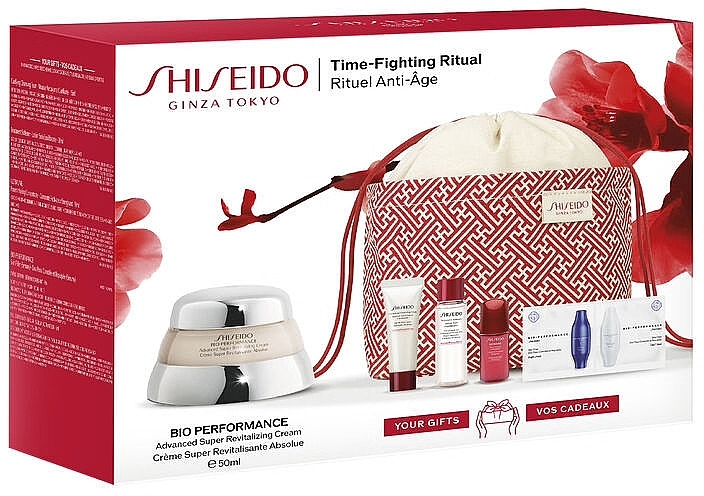 Набор, 6 продуктов - Shiseido Bio-Performance Time-Fighting Ritual — фото N4
