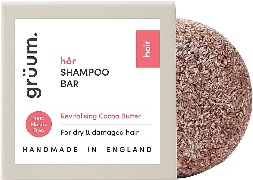 Твердый шампунь для восстановления волос - Gruum Shampoo Bar Revitalising — фото N1