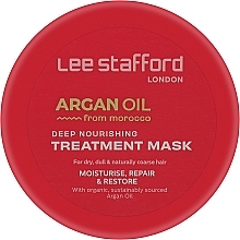 Парфумерія, косметика Живильна маска з аргановою олією - Lee Stafford Argan Oil from Morocco Deep Nourishing Treatment Mask