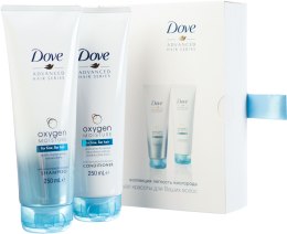 Духи, Парфюмерия, косметика Набор "Легкость кислорода" - Dove (shm/250ml + cond/250ml)