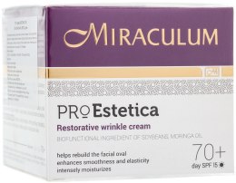 Духи, Парфюмерия, косметика Тонизирующий крем против морщин - Miraculum Pro Estetica Restorative Wrinkle Cream Day 70+ SPF15