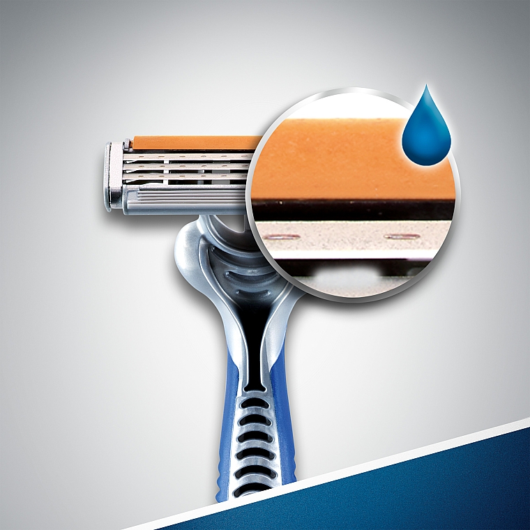 Набор одноразовых станков для бритья, 6шт - Gillette Blue 3 — фото N4