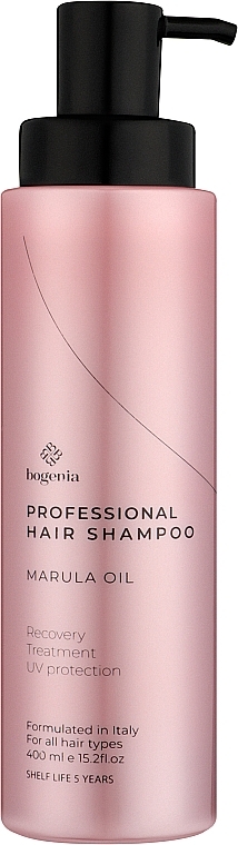 Профессиональный увлажняющий шампунь с маслом марулы - Bogenia Professional Hair Shampoo Marula Oil