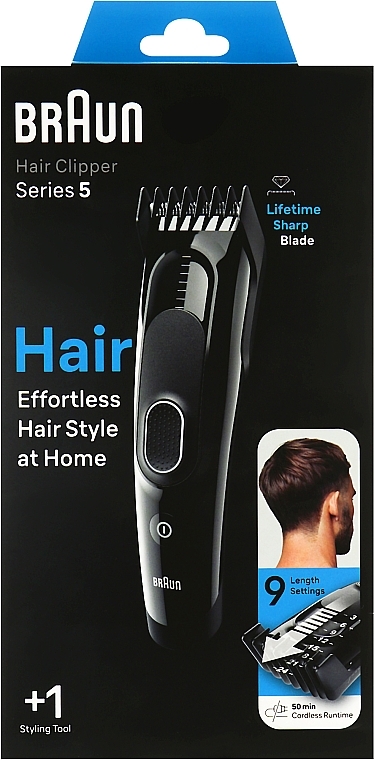 Машинка для підстригання волосся - Braun HairClip HC5310 — фото N2