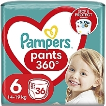 Парфумерія, косметика Підгузки-трусики Pants, розмір 6, 14-19 кг, 36 шт. - Pampers