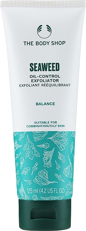 Скраб для обличчя з морськими водоростями - The Body Shop Seaweed Oil-Control Exfoliator — фото N1