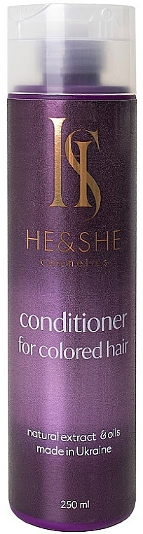 Кондиціонер для фарбованого волосся - He&She Cosmetics Conditioner For Colored Hair — фото N1