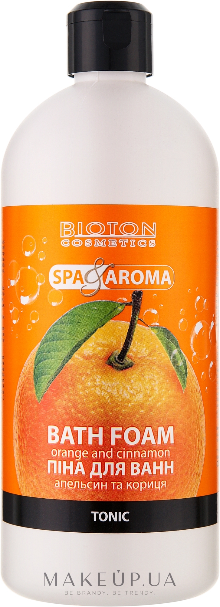 Піна для ванн "Апельсин та кориця" - Bioton Cosmetics Spa & Aroma Orange And Cinnamon Bath Foam — фото 750ml