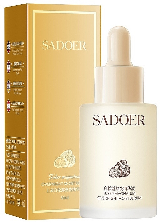 Сыворотка для лица с белым трюфелем - Sadoer White Truffle Tuber Magnatium Overnight Moist Serum — фото N1