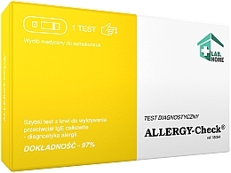 Парфумерія, косметика Діагностичний тест на алергію - Lab.Home Allergy-Check