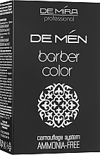 Система для камуфляжа седины волос и бороды, мужская - DeMira Professional DeMen Barber Color Ammonia-Free — фото N1
