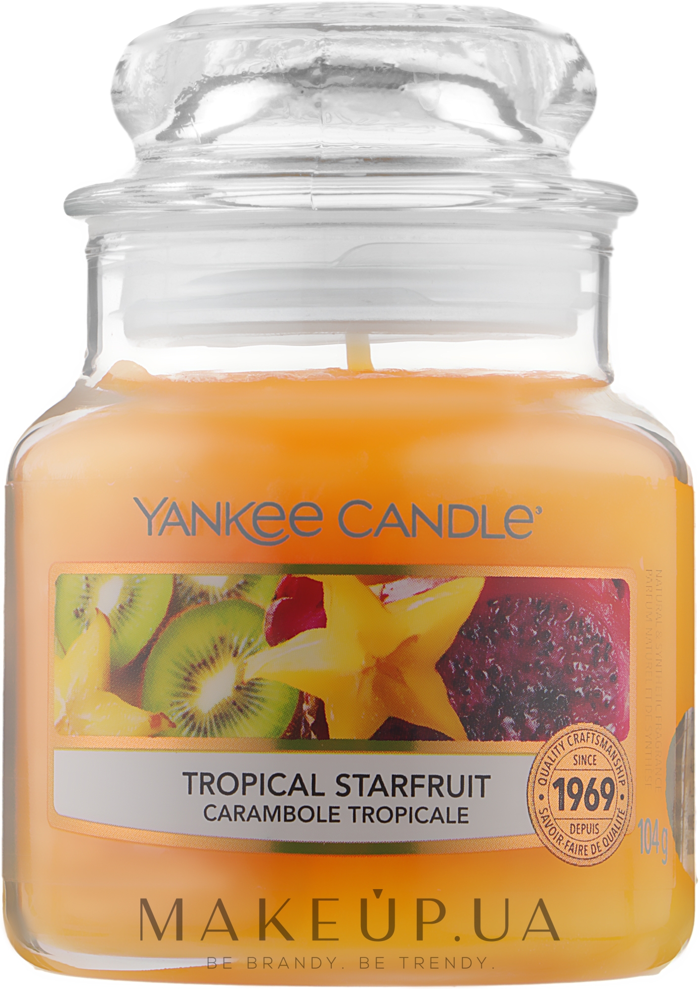 Ароматическая свеча в банке - Yankee Candle Tropical Starfruit — фото 104g