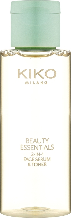 Сироватка та тонік для обличчя 2 в 1 - Kiko Milano Beauty Essentials 2 in 1 Face Serum & Toner — фото N1