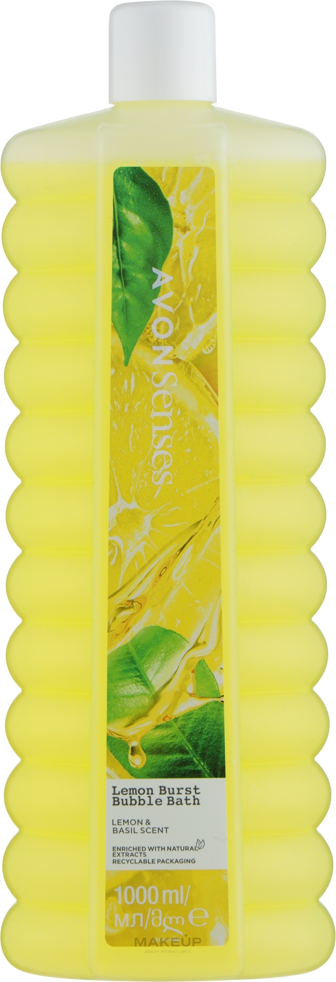 Піна для ванн - Avon Senses Lemon Burst Bubble Bath — фото 1000ml