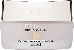 Зволожувальний і розгладжувальний денний крем для обличчя - Dermika Precious Skin Day Cream 50 + SPF 20 — фото N2