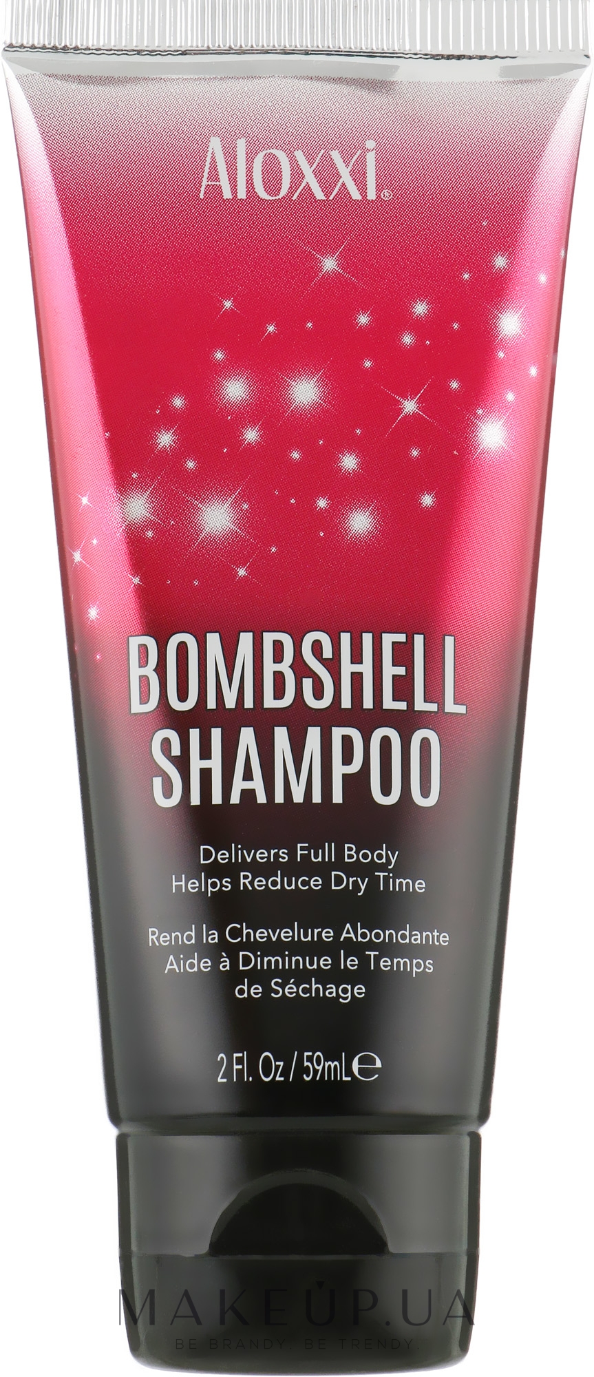 Шампунь для волосся "Вибуховий об'єм" - Aloxxi Bombshell Shampoo (міні) — фото 59ml