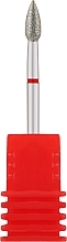 Фреза алмазная "Почка" 257 027R, диаметр 2,7 мм, красная - Nail Drill — фото N1