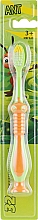 Духи, Парфюмерия, косметика Детская зубная щетка "32 жемчужины", салатово-оранжевая - Modum Ant Kid