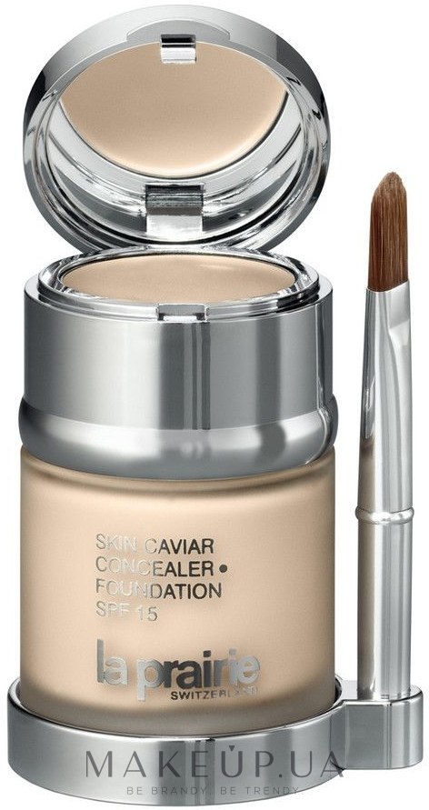 Тональное средство с икорным экстрактом - La Prairie Skin Caviar Concealer Foundation SPF15 — фото Creme Peche