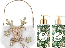 Набор - Vivian Gray Christmas Set (cr/soap/250ml + h/lot/250ml) — фото N1