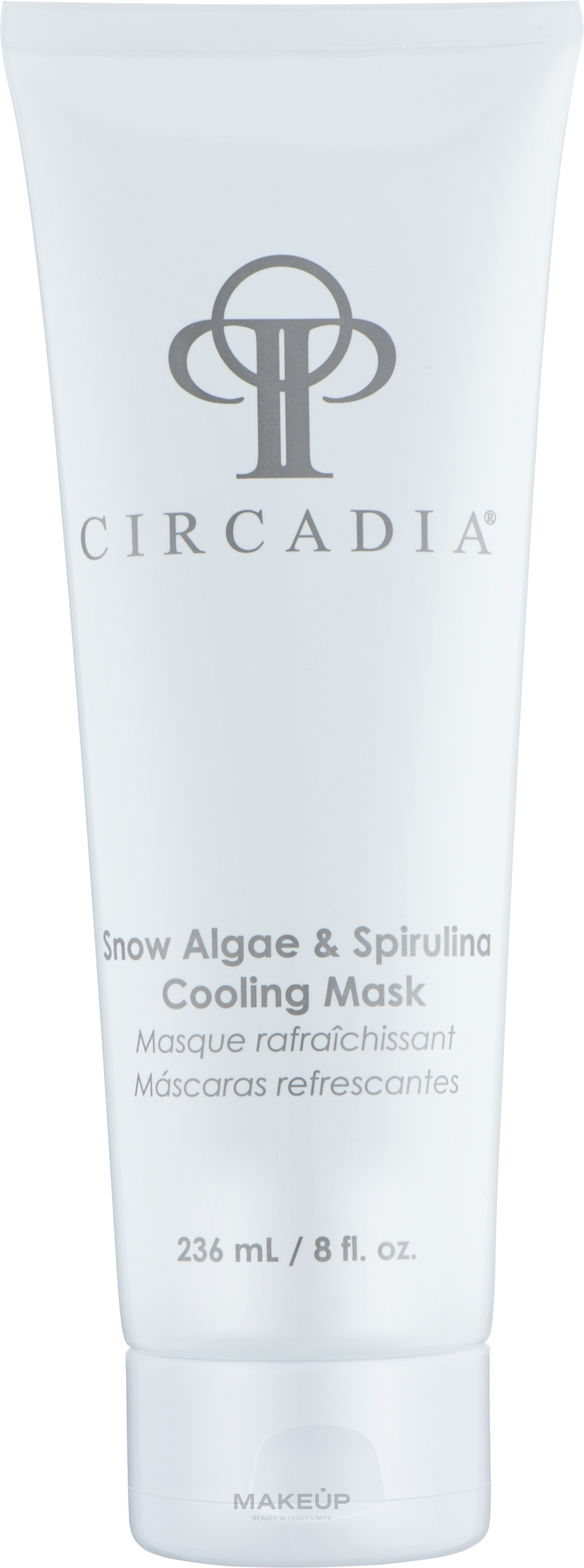 Охлаждающая маска для лица из спирулины - Circadia Snow Algae and Spirulina Cooling Mask — фото 236ml