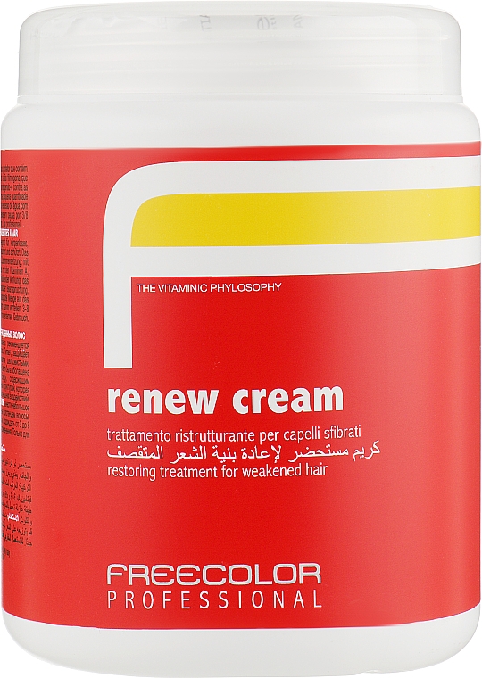 Маска для волос восстанавливающая - Oyster Cosmetics Freecolor Professional Renew Cream