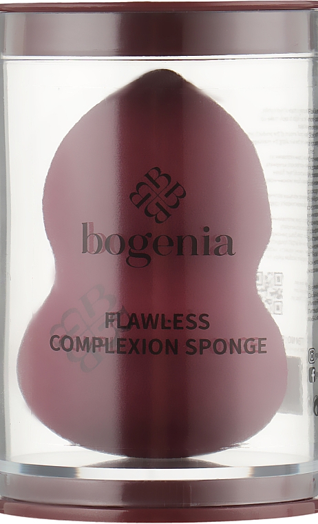 Спонж для макияжа в форме капли, красный, BG319 - Bogenia — фото N2
