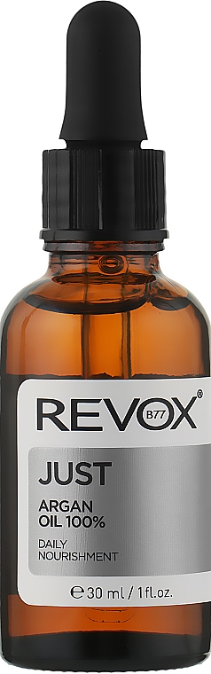 Масло для лица и шеи Аргановое 100% - Revox B77 Just Argan Oil 100% — фото N1