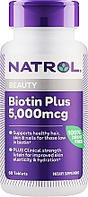 Духи, Парфюмерия, косметика Биотин плюс лютеин - Natrol Biotin Plus 5 000 Mcg With Lutein 