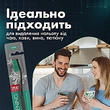 Зубна щітка, чорно-бірюзова - SPLAT Professional Whitening Hard — фото N5