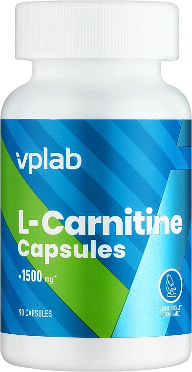 Харчова добавка "L-Carnitine" 1500 мг, капсули - VPLab L-Carnitine Capsules 1500 mg — фото N1