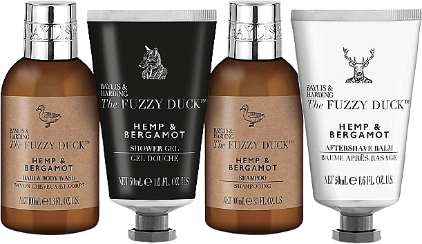 Набор - Baylis & Harding The Fuzzy Duck Set (sh/gel/100ml + sh/100ml + soap/50ml + aft/sh/50ml) — фото N2