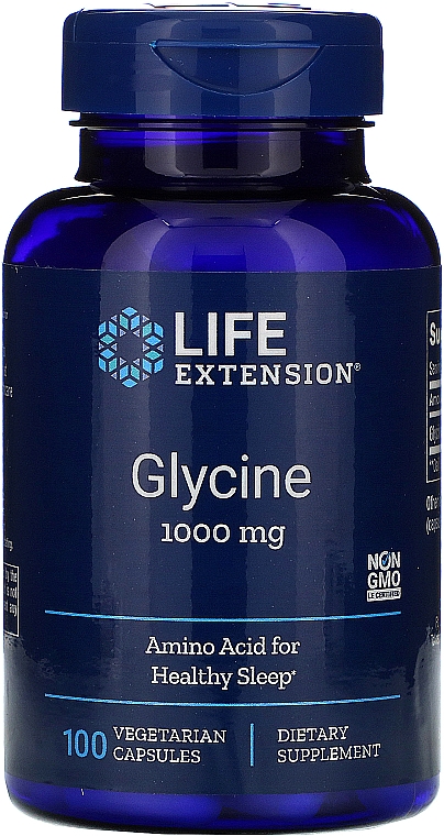 Харчова добавка "Гліцин" - Life Extension Glycine — фото N1