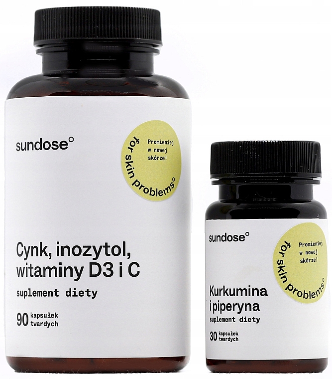 Набір харчових добавок "For Skin Problems" - Sundose Suplement Diety — фото N1