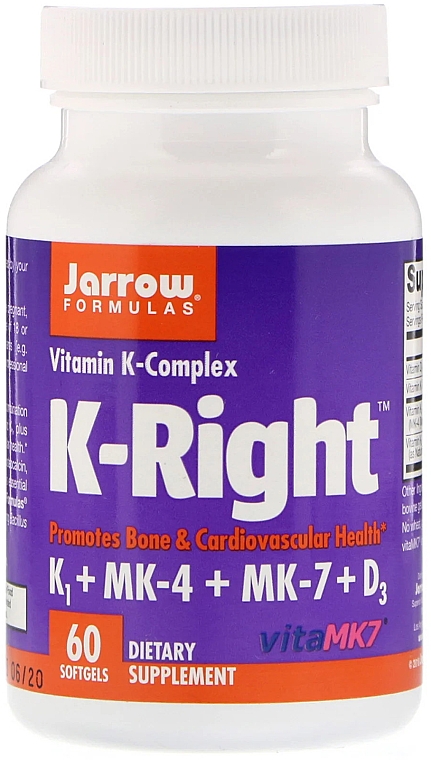 Комплекс витамина К - Jarrow Formulas K-Right — фото N1