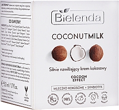 Інтенсивний зволожувальний кокосовий крем - Bielenda Coconut Milk Strongly Moisturizing Coconut Cream — фото N2