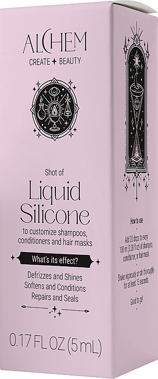 Косметическое средство "Чистый жидкий силикон" - Pharma Group Laboratories Alchem Shot of Liquid Silicone — фото N2