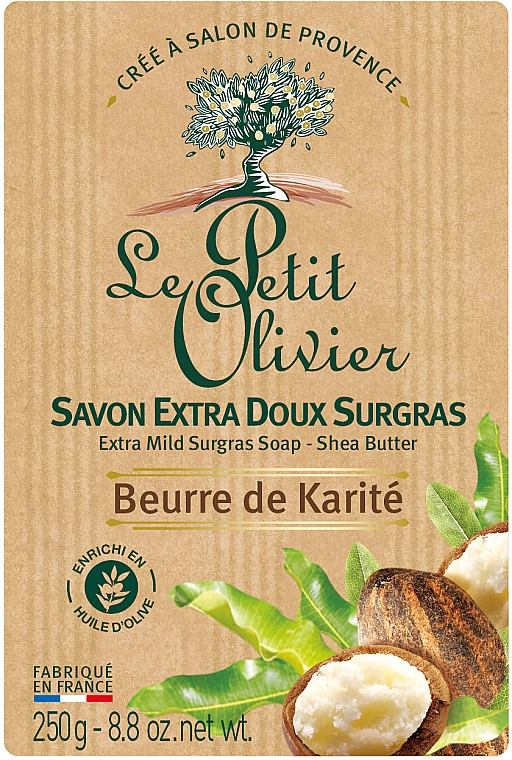 Мыло экстранежное, с экстрактом масла ши - Le Petit Olivier Vegetal Oils Soap