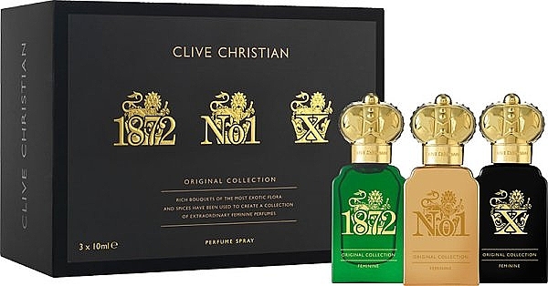 Clive Christian Original Collection Travellers Set - Набор (parfum/3x10ml) — фото N3