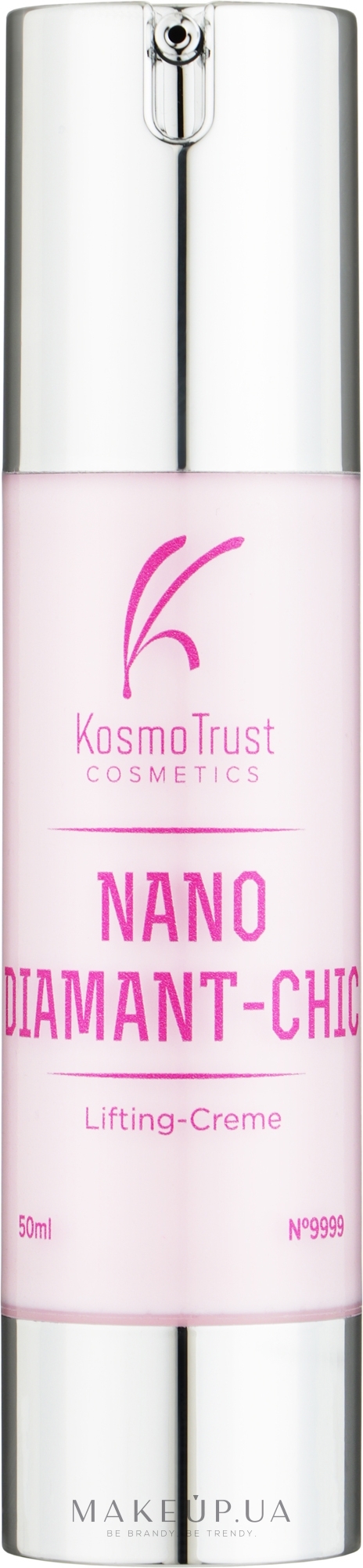 Ліфтинг нано-крем для обличчя з пептидами - KosmoTrust Cosmetics Nano Diamant-Chic Lifting-Creme — фото 50ml