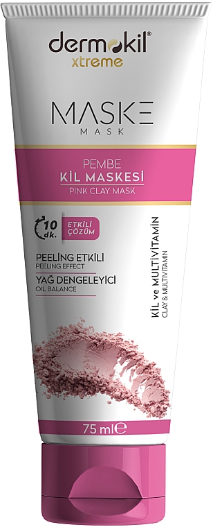 Маска з рожевою глиною - Dermokil Pink Clay Mask — фото N1