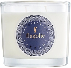 Духи, Парфюмерия, косметика Ароматическая свеча в стакане "Лаванда" - Flagolie Fragranced Candle Lavender