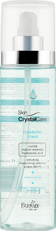 Очищуючий тонік для обличчя - Farmona Crystal Care Cleansing Toner — фото N1