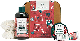 Духи, Парфюмерия, косметика Набор, 5 продуктов - The Body Shop Jolly & Juicy Strawberry Essentials Gift