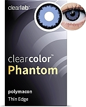 Цветные контактные линзы "Lestat", 2 шт. - Clearlab ClearColor Phantom — фото N1