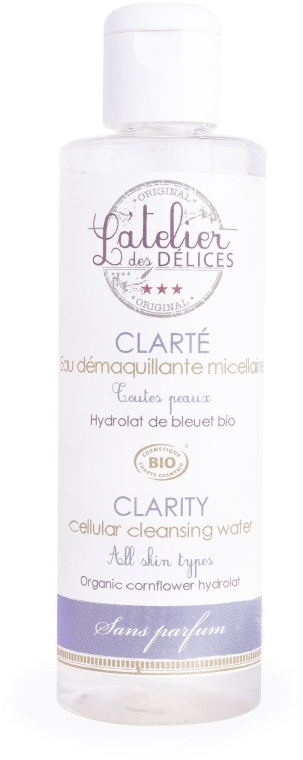 Очищающая мицеллярная вода - L'Atelier des Délices Cellular Cleansing Water